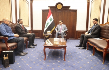 Ambassador Prashant Pise met H.E. Mr. Mohsen Al Mandalawi, first Deputy Speaker of the parliament on 30 November 2022. During the meeting, bilateral issues of mutual interest were discussed.